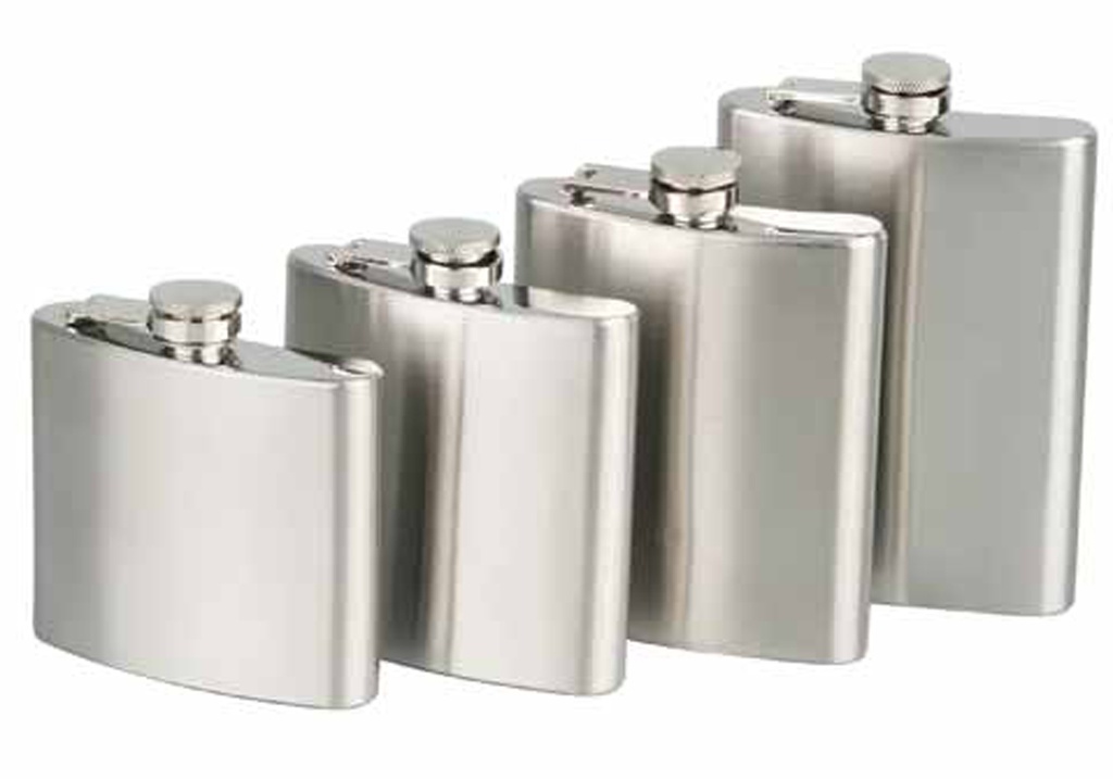 Flacon Metal Assorti 5-6-7-8oz