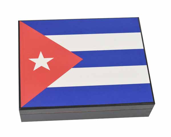 Humidor Cuba Drapeau Flag - 20 Cigares