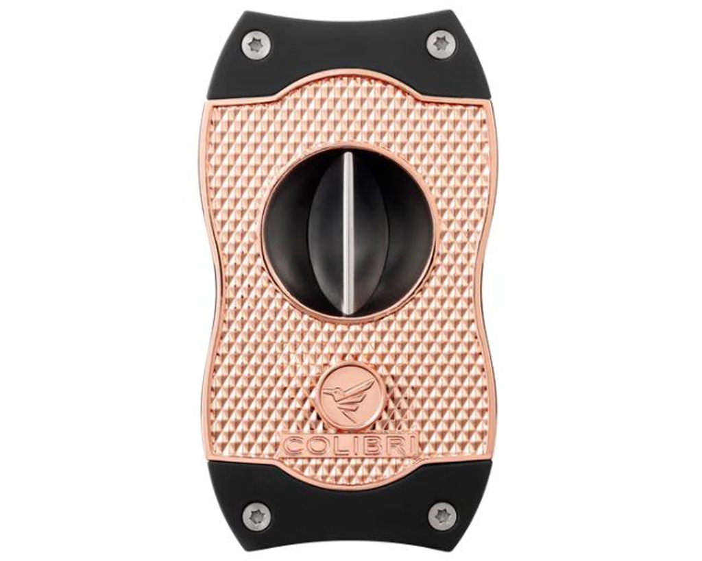 Cigar Cutter Colibri V-Cut Diamond Rose Black