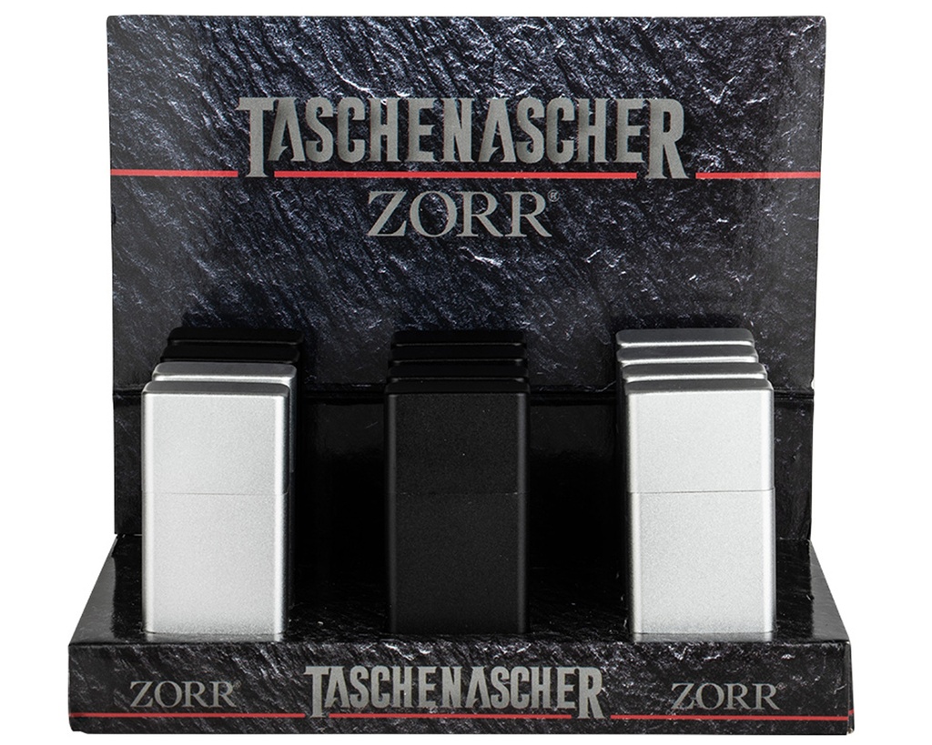 Pocket Ashtray Zorr Black Silver Matt