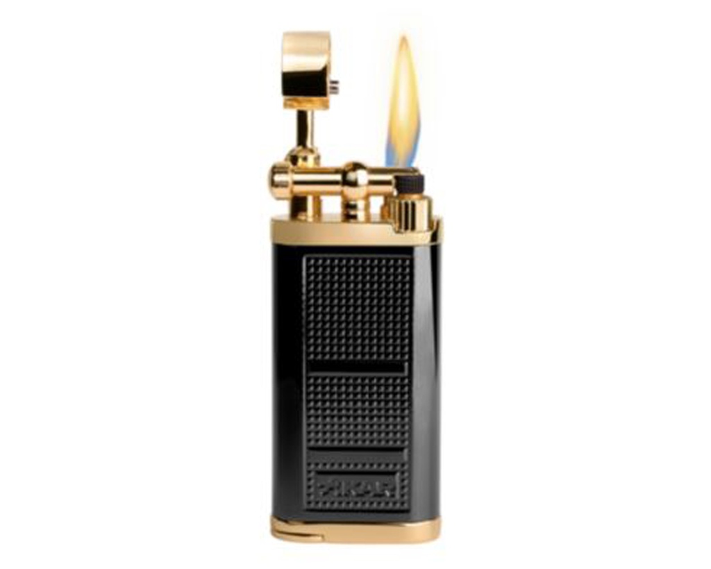 Briquet Xikar Pipeline Noir Doré