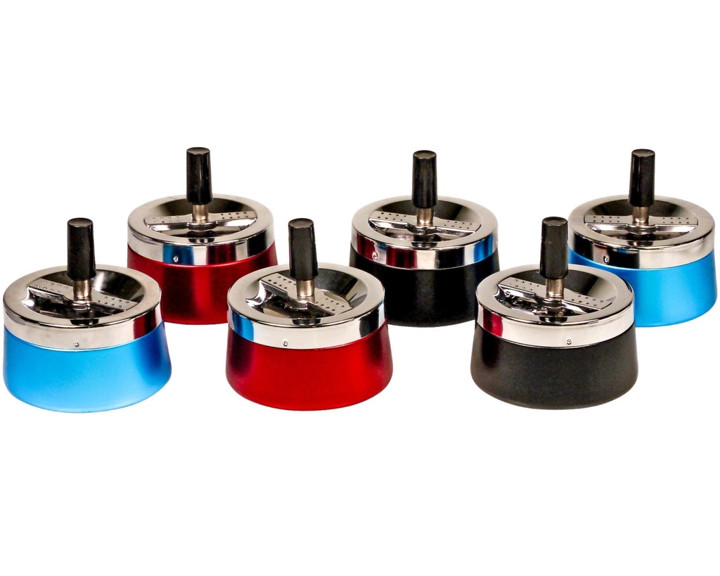 Ashtray Push Colored 9cm