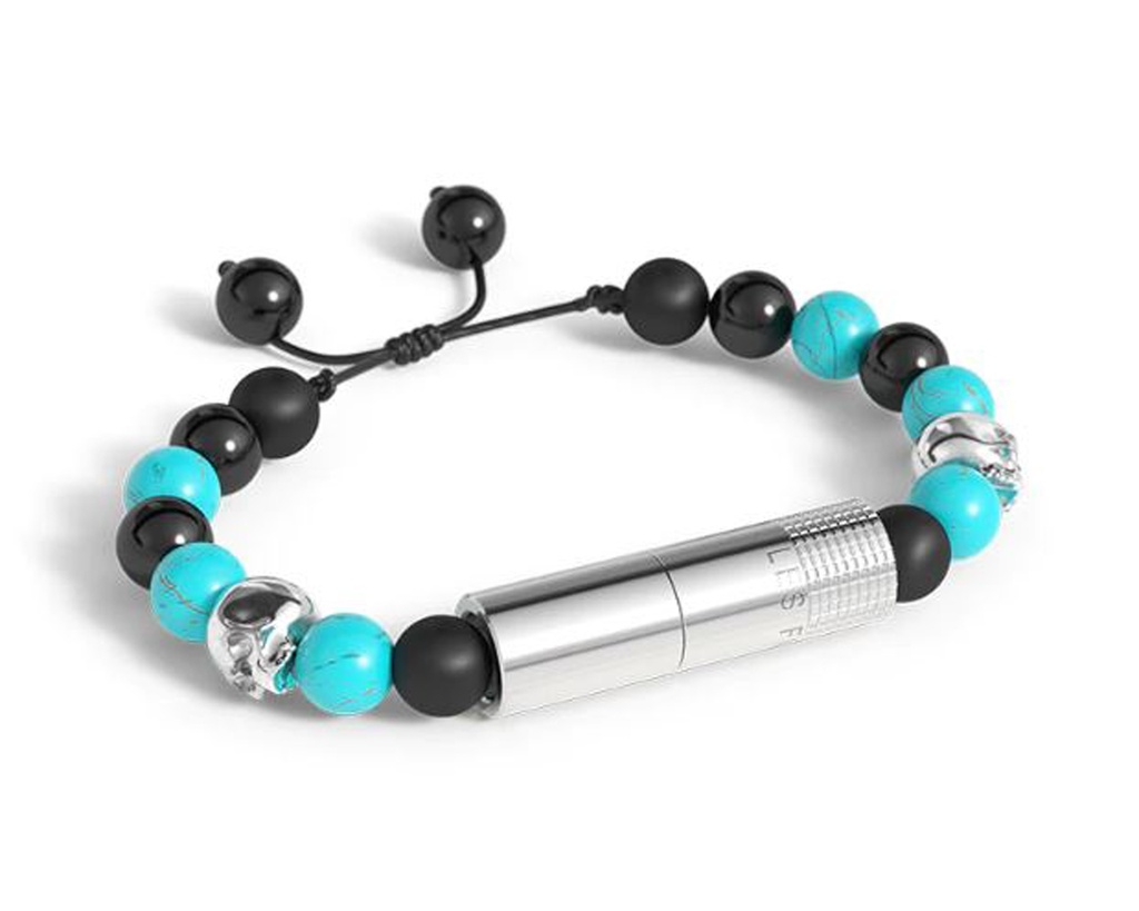 LFL Punch Bracelet Turquoise Skull