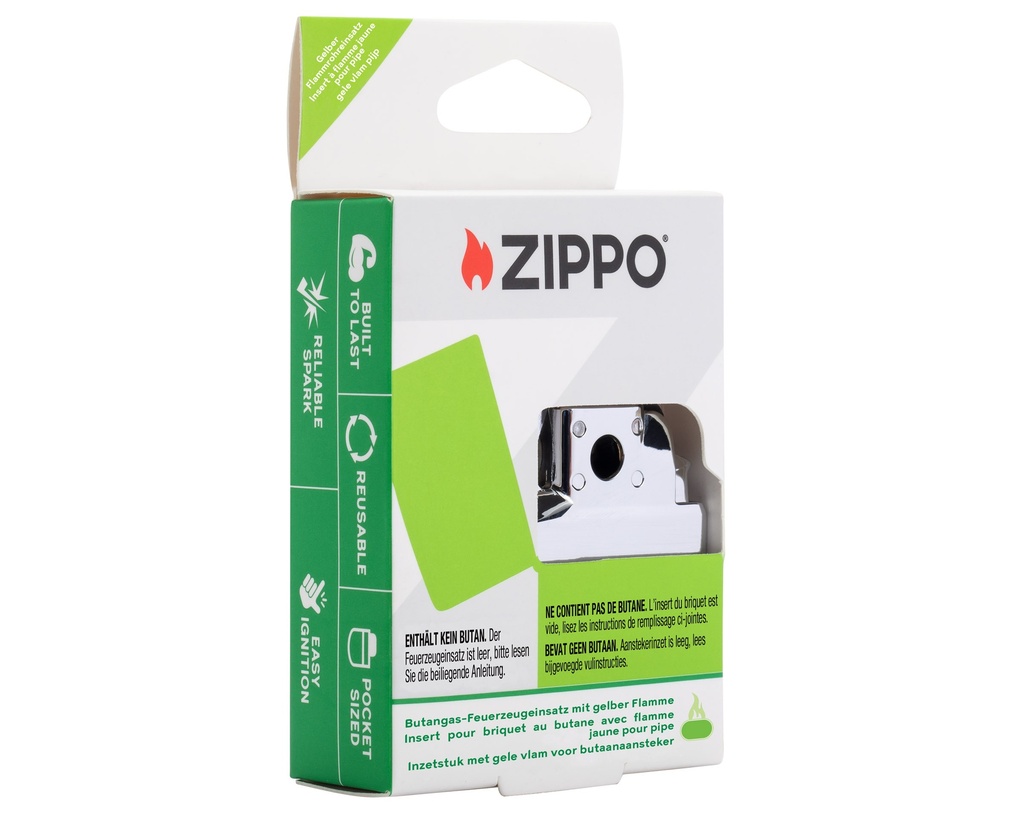 Lighter Zippo Insert Pipe Butane Yellow Flame