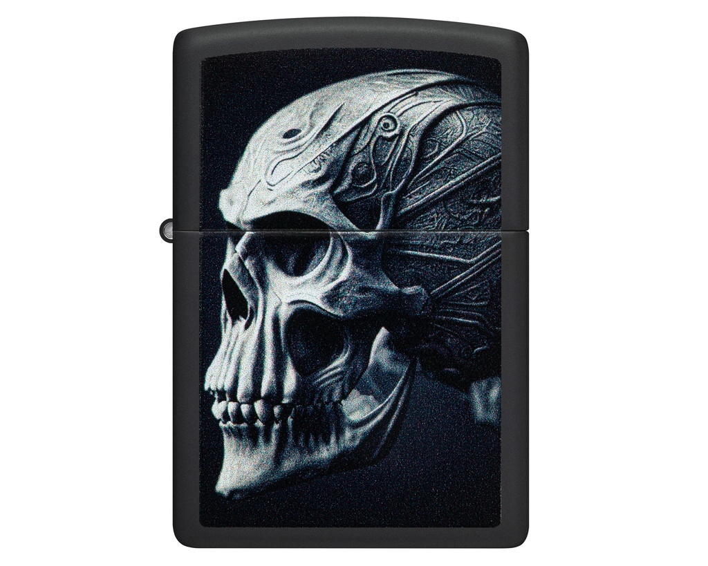 Ligther Zippo Cyberpunk Skull 