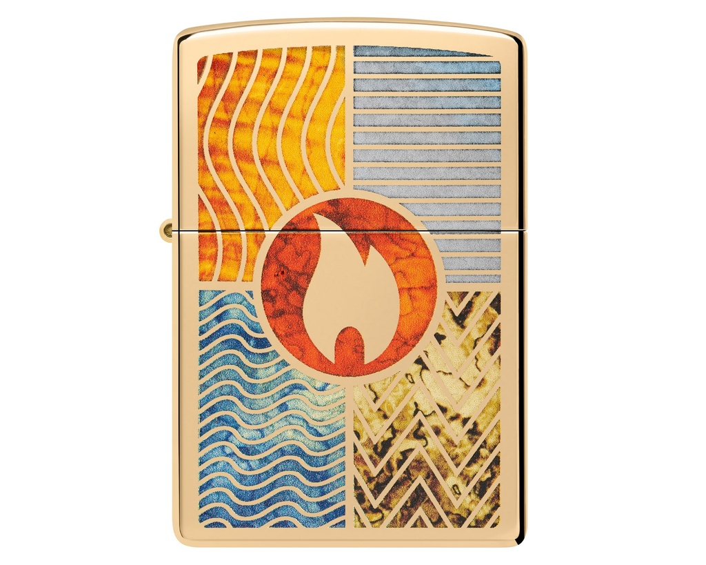 Briquet Zippo Elements of Earth Design