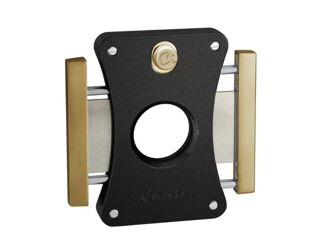 Cigar Cutter Caseti Gold Black Matt