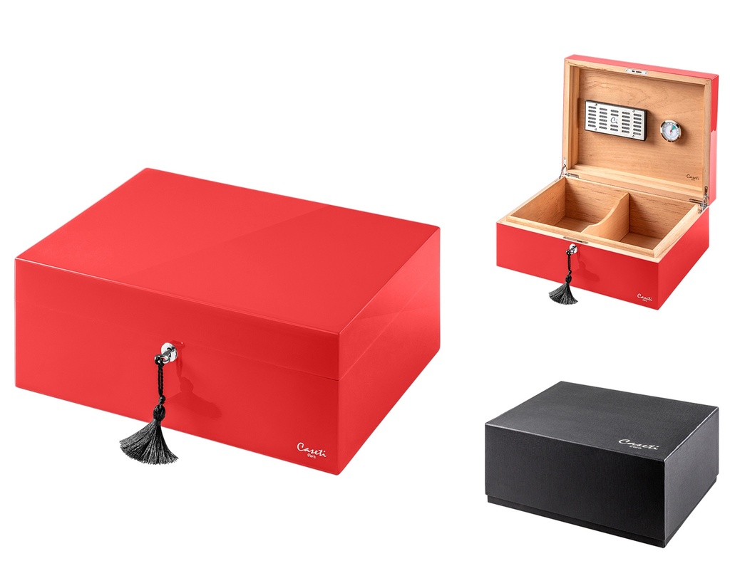 Humidor Caseti Paris Red