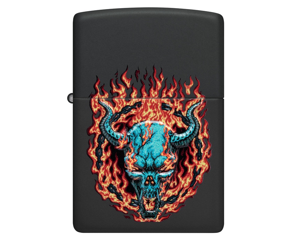 Aansteker Zippo Burning Devil Design