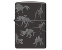 Briquet Zippo Dinosaur Skeletons Design