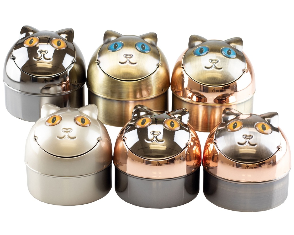 Cendrier Metal Cat Eyes 9cm