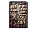 Briquet Zippo Alligator Skin Design