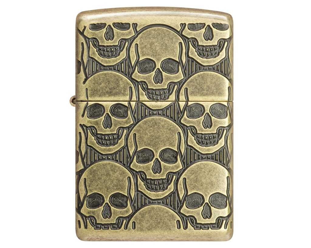 Briquet Zippo Skulls Design