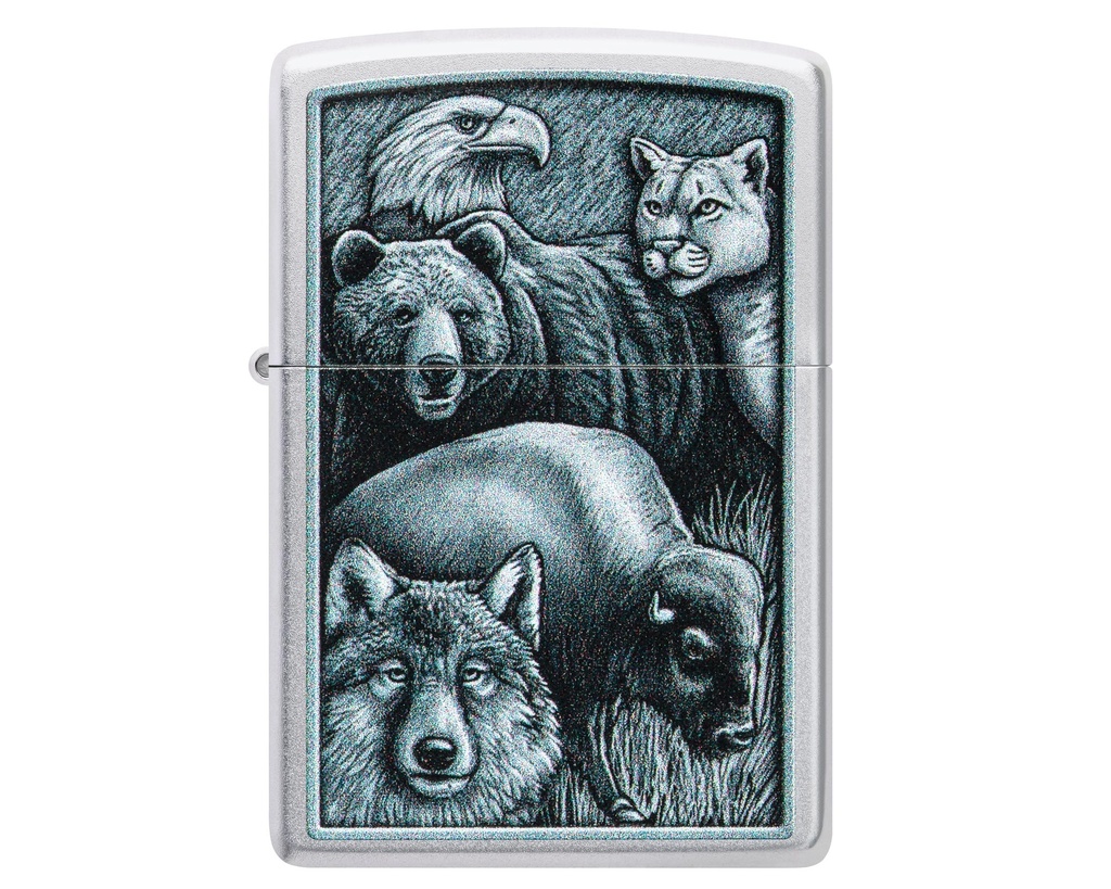 Briquet Zippo Fierce Animals Design