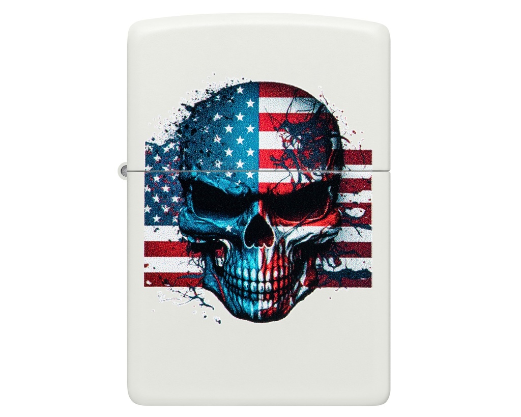 Lighter Zippo Skull Flag Design