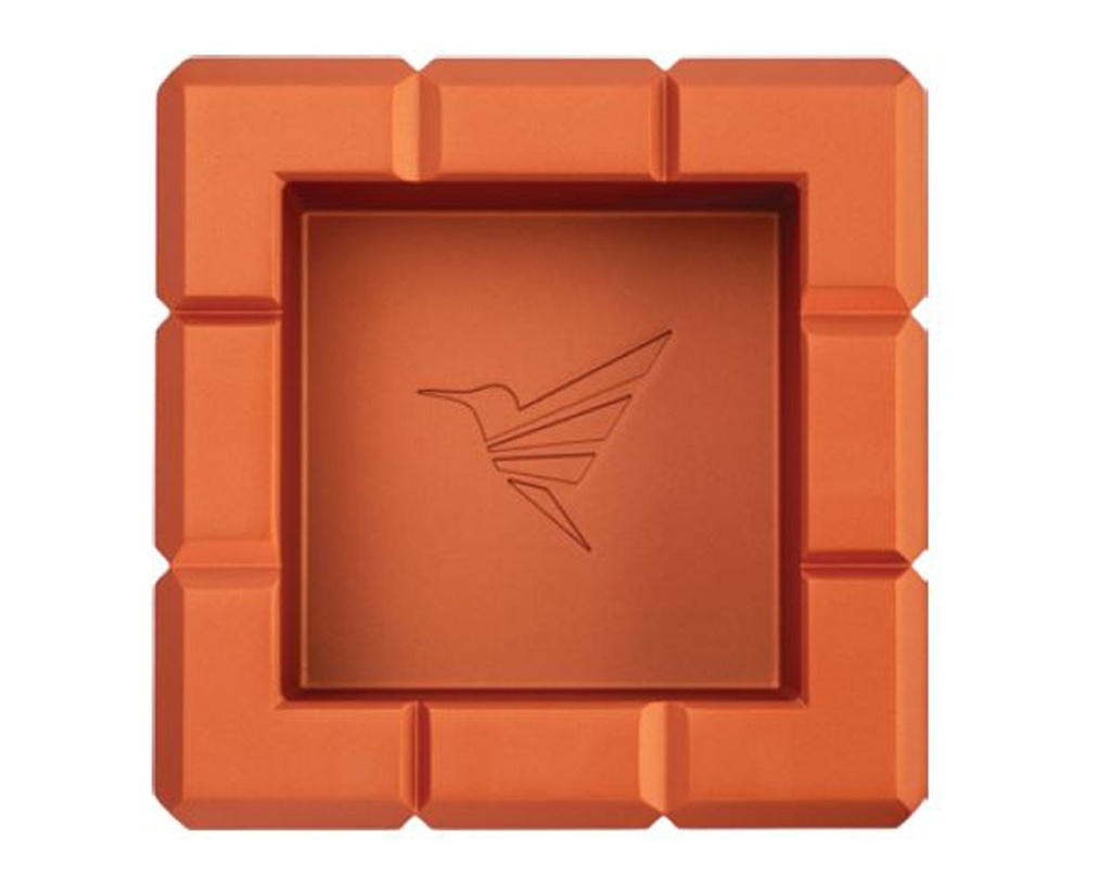 Cendrier Cigare Colibri Heritage Cube Orange