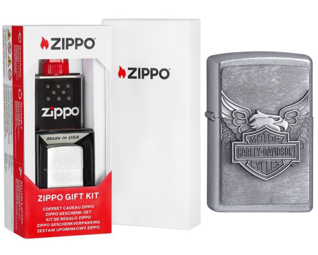 Geschenkset Zippo 60001210 met benzine 125ml