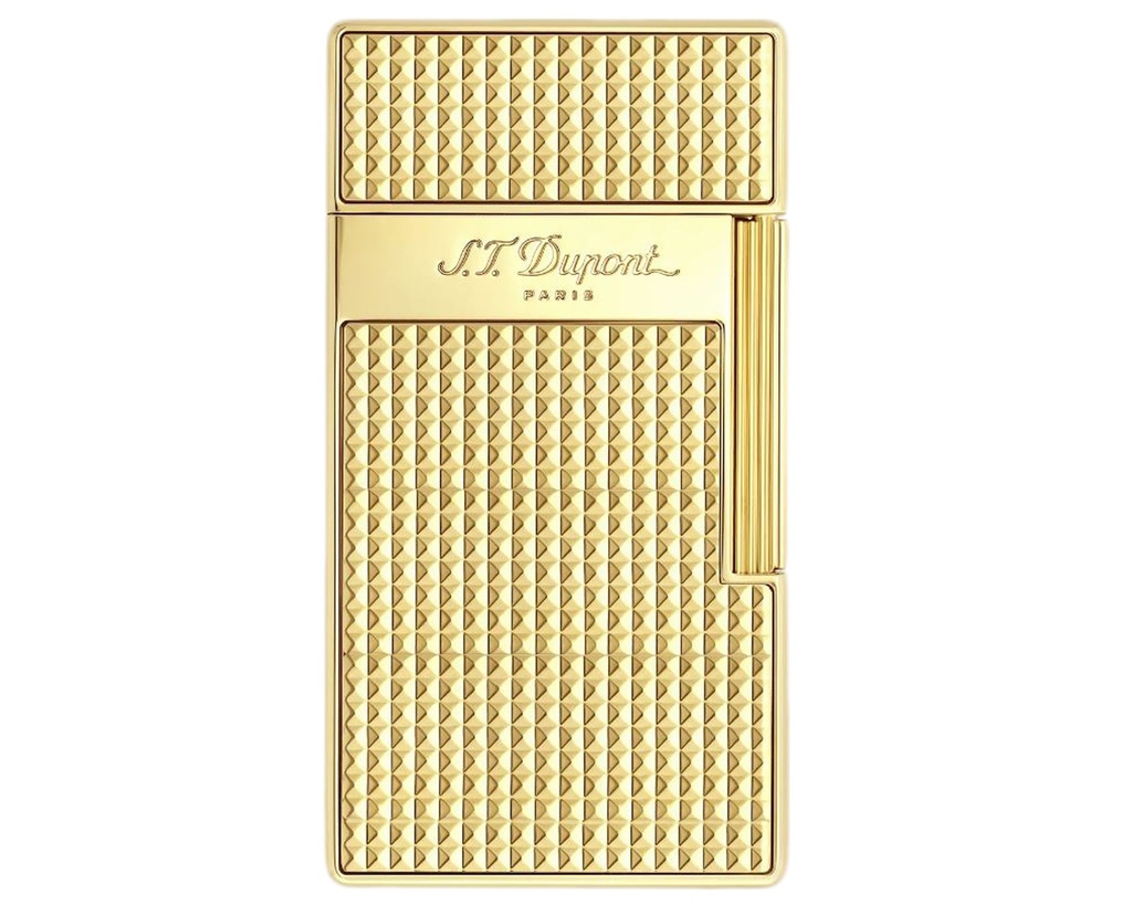 Lighter Dupont Biggy Diamond Head Gold