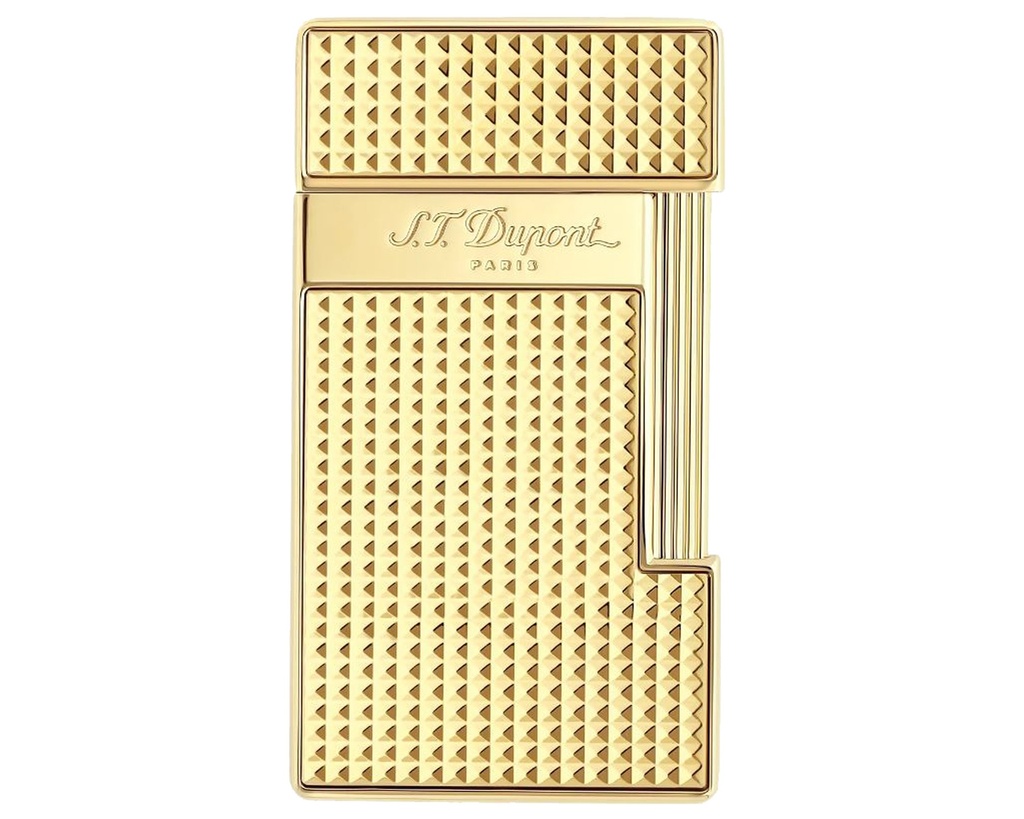 Briquet Dupont Slimmy Pointe de Diamant Dore