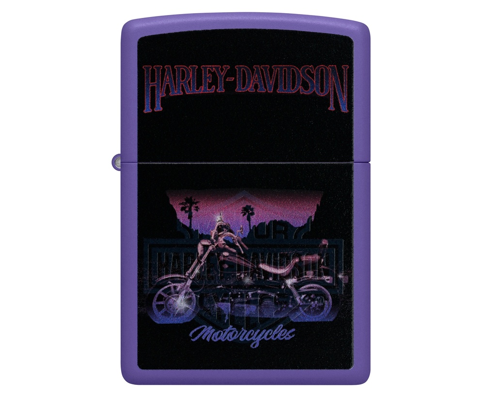 Aansteker Zippo Harley Black Light Design Change