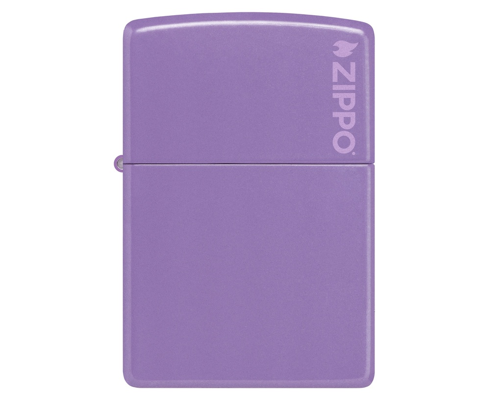 Briquet Zippo Smokey Lavender with Zippo Logo