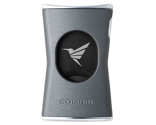 [CU225T4] Cigar Cutter Colibri Slim Charchoal