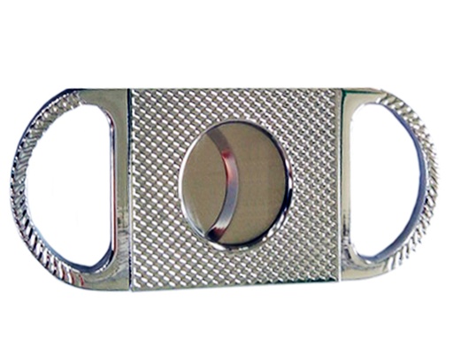 [02026] Cigar Cutter Faro Silver Motif 22Mm