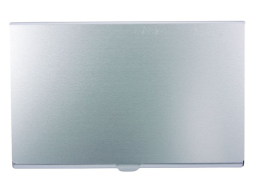 [06900] Visitekaarthouder Aluminium Zilver Mat