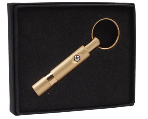 [09390] Cigar Cutter Puncher Gold