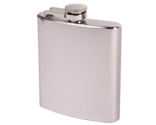 [22224] Hip Flask Chrome 6oz