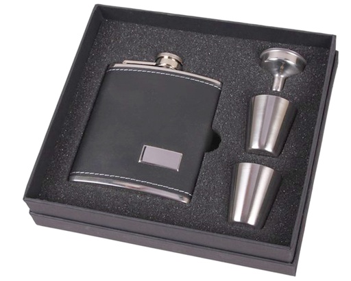 [22259] Flacon Set 6oz + Coupes Noir