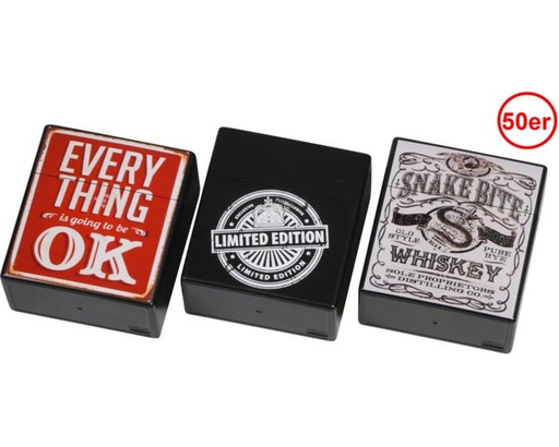 [618985] Cigarette Case Cool Pop Up 50ks Colors