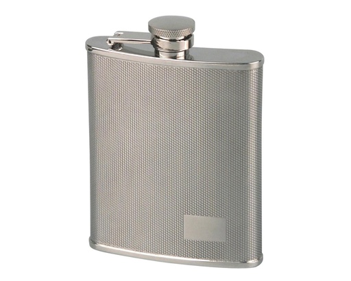 [725602] Flacon Chrome Etched - 6oz