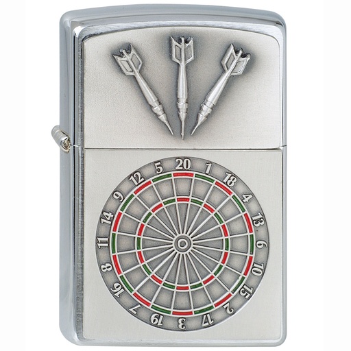 [1300091] Aansteker Zippo Dartboard Emblem