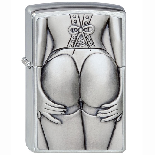 [1300116] Briquet Zippo Stocking Girl Emblem