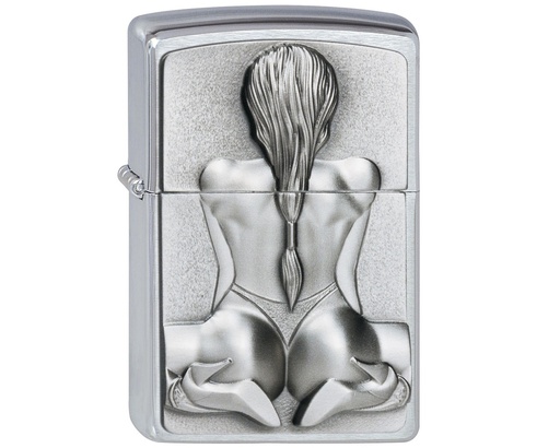 [2002548] Aansteker Zippo Kneeling Girl Emblem