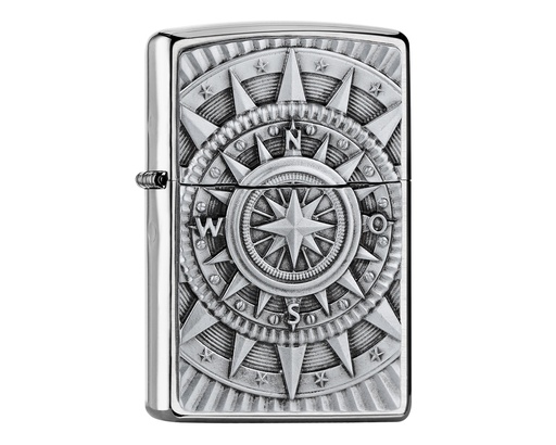 [2005350] Briquet Zippo Compass Emblem