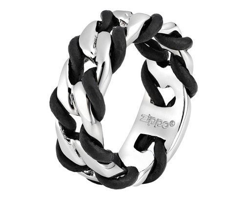 [2006251] Zippo Steel & Leather Ring - 60