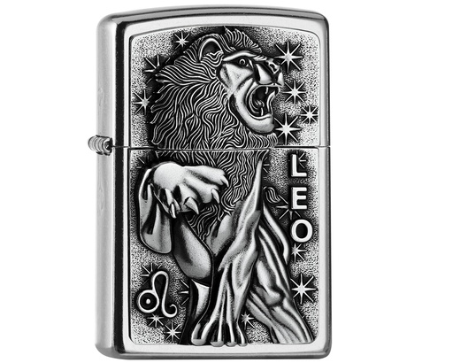 [2006497] Briquet Zippo Zodiac Leo Tierkreis. V19