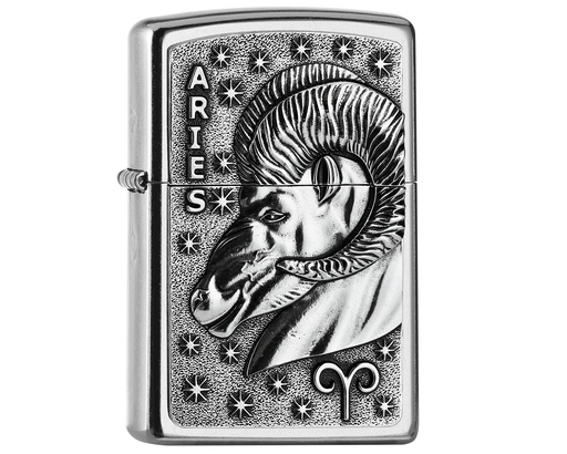 [2006507] Aansteker Zippo Zodiac Aries Tierkr. V19