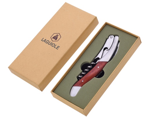 [40268781] Laguiole Corkscrew Red Pear Wood