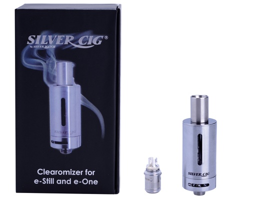 [40678641] Silver Cig Clearomizer voor E-One 280