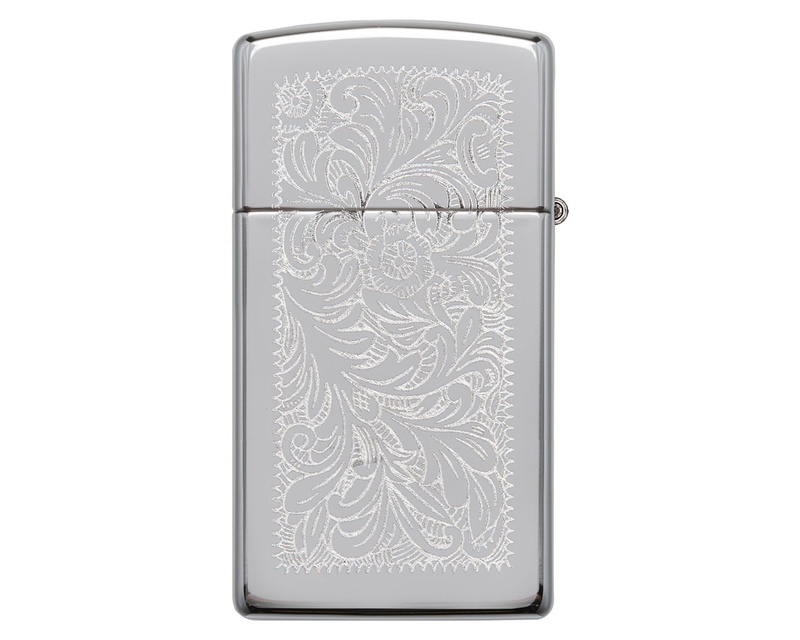 [60000811] Lighter Zippo Venetian Chrome Slim