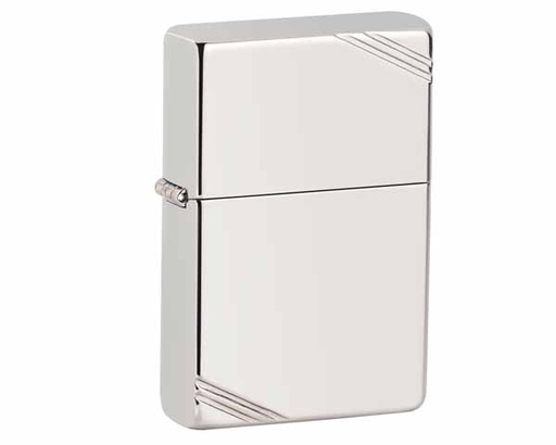 [60001492] Lighter Zippo Vintage High Polish Sterling Silver