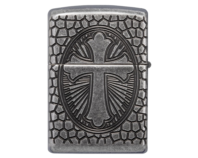 [60005200] Briquet Zippo St Christopher Medal Design