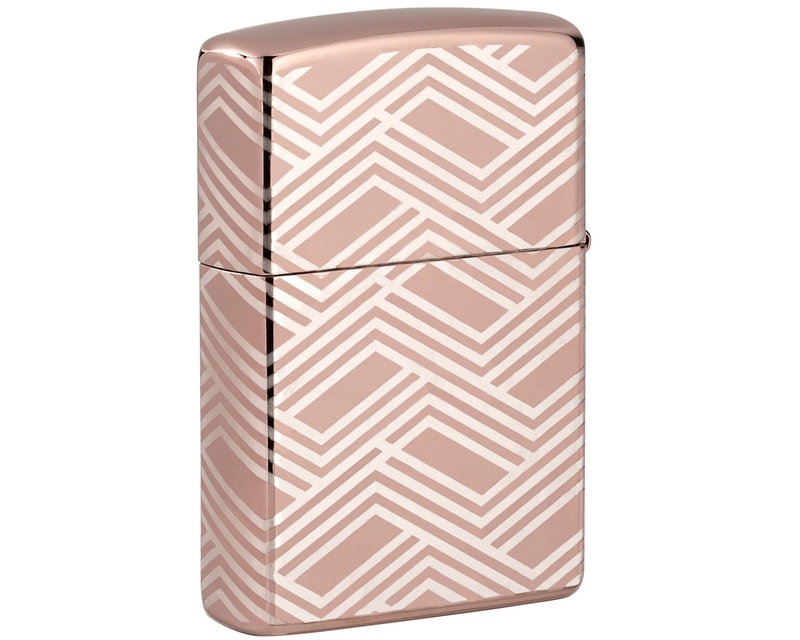 [60005281] Briquet Zippo Abstract Laser Design with Zippo Logo