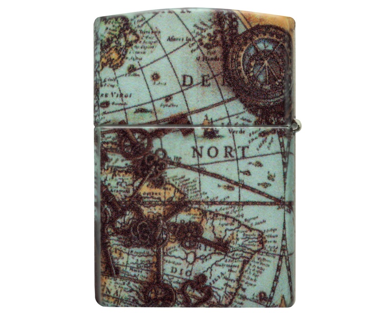 [60006137] Lighter Zippo Compass Design