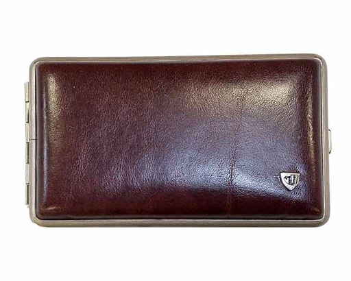 [530HLT9] Cigarette Pouch VH 530 Leather Chrome Brown 14sks