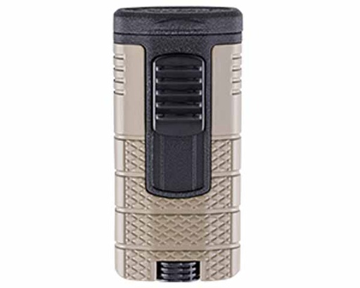 [553TNBK] Briquet Xikar Tactical Triple Tan/Noir