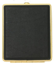 [811GK01] Cigarette Pouch VH 811 Simili Gold Black 22sks